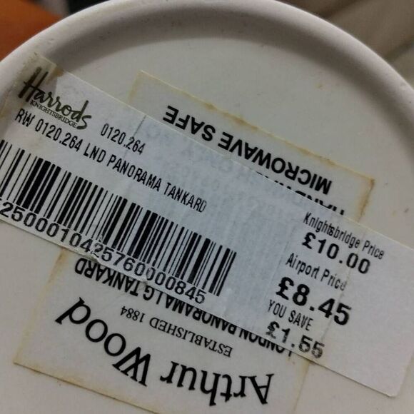 Vintage London Panorama Large Tankard from Harrods - Picture 9 of 16